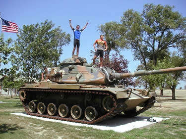 Dan and Wylie conquer central Nebraska and liberate
the cattle.