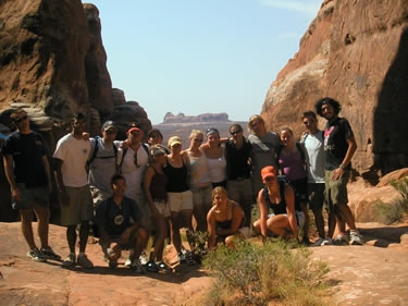 On our day off, we toured Arches National Park in
Moab, UT.