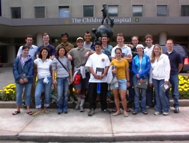 Our first day off was a meaningful one, at the Childrens Hospital in Cleveland, OH.