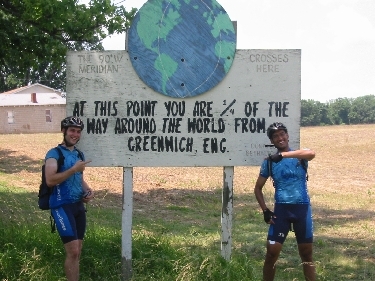 Weve only been biking for 3 weeks and we are already a quarter of the way around the world?!