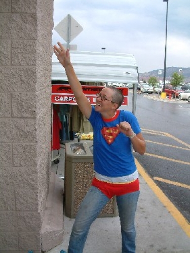 You know things are not quite right when Emily decides to become Superman…