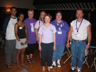 The Michigan City chapter of the American Cancer Society surprised us with a visit. Thanks for coming!