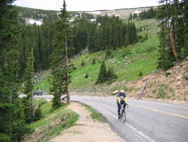 Funkle's always smiling - even in 40 degree weather on top of the Rockies!