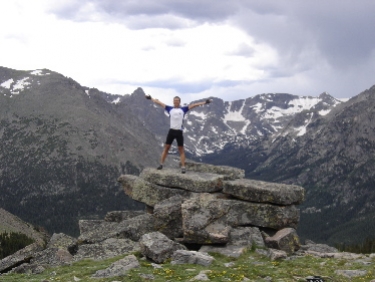 Will had been saying he wanted a picture on these rocks since the first day of the trip... and he found them!