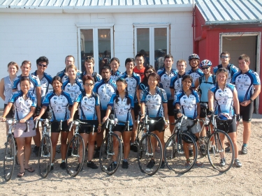 Group picture leaving Benkelman, NE.