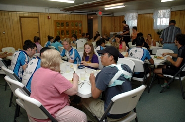 community dinner in fayette