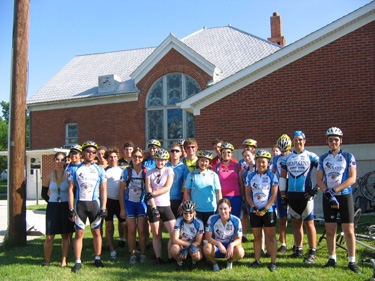 group picture before taking off for lagrange