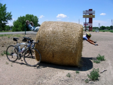 the dangers of going too fast on a bike.  we'll miss you, eric