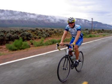going from naturita, CO to moab, UT. the clouds were so low that morning that we could've reached up and plucked them out of the sky