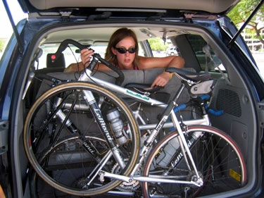 readying everyone for shuttling. thanks for driving all of us, katie ross!