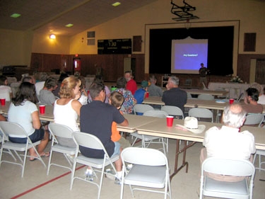 community dinner in ages in amargosa valley, NV--the first we've had since escalante, UT!