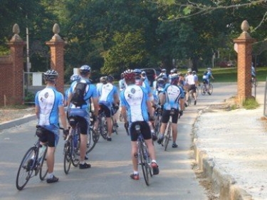 Leaving the gates of Homewood Campus