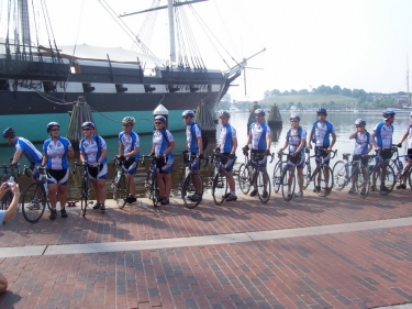 Tire-dipping Ceremony at the Inner Harbor!