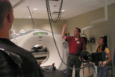 A tour of the cancer treatment facilities at the Arnold Palmer Pavillion.