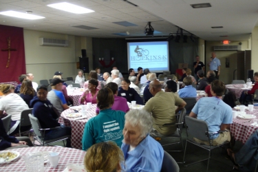 Dinner and presentation with the many members of the First Presbyterian Church and United Cancer Center in Elkhart, IN.