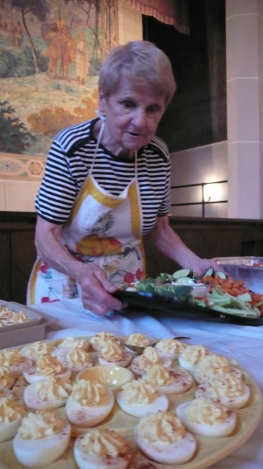 Jeanette takes care of us 4K'ers every year at the Trinity Episcopal Church in Michigan City, IN. We dedicated the next day's ride to her daughter.