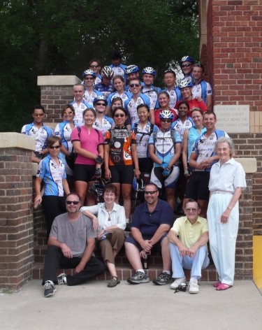 Outside the First Presbyterian Church with our hosts in Yuma, CO.